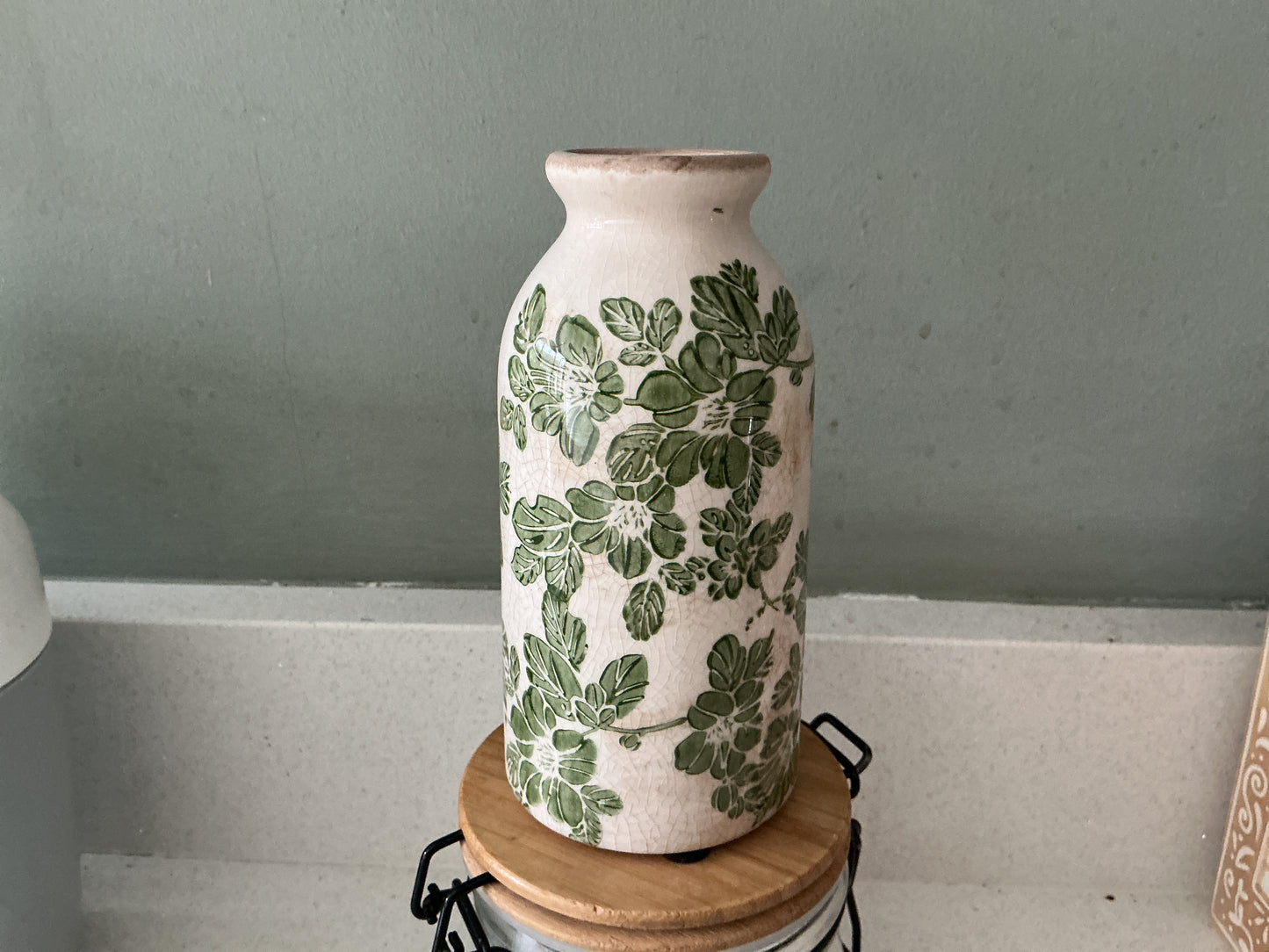 Clematis Garden Bottle Vase