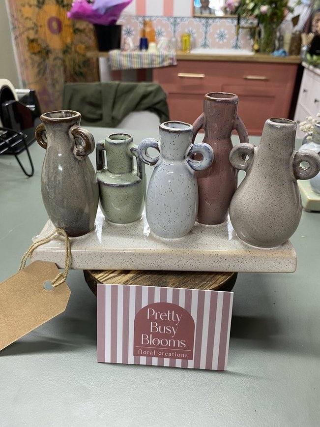 Petite Pottery Vases