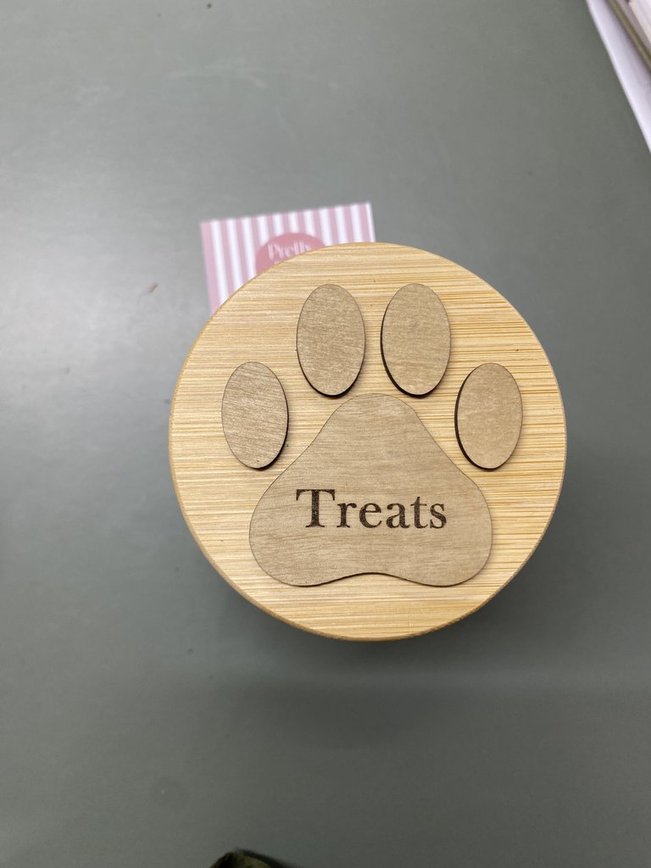 Doggie and Puppy Treats Jar