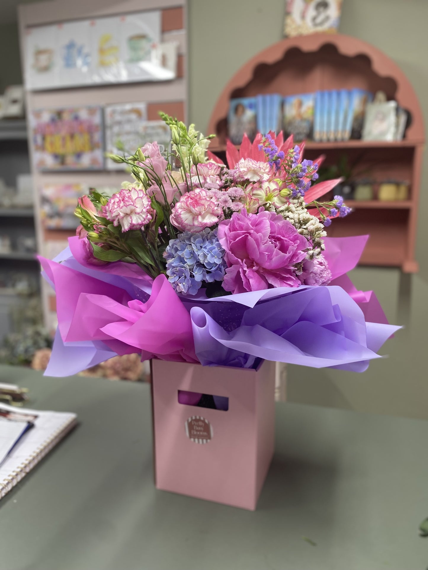 Classic Bright and Beautiful Box Bouquet