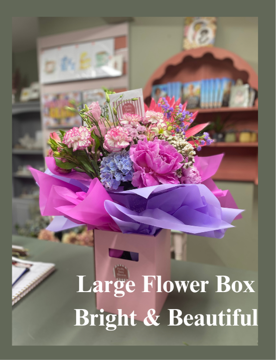 Large Fresh Flower Box Bouquet