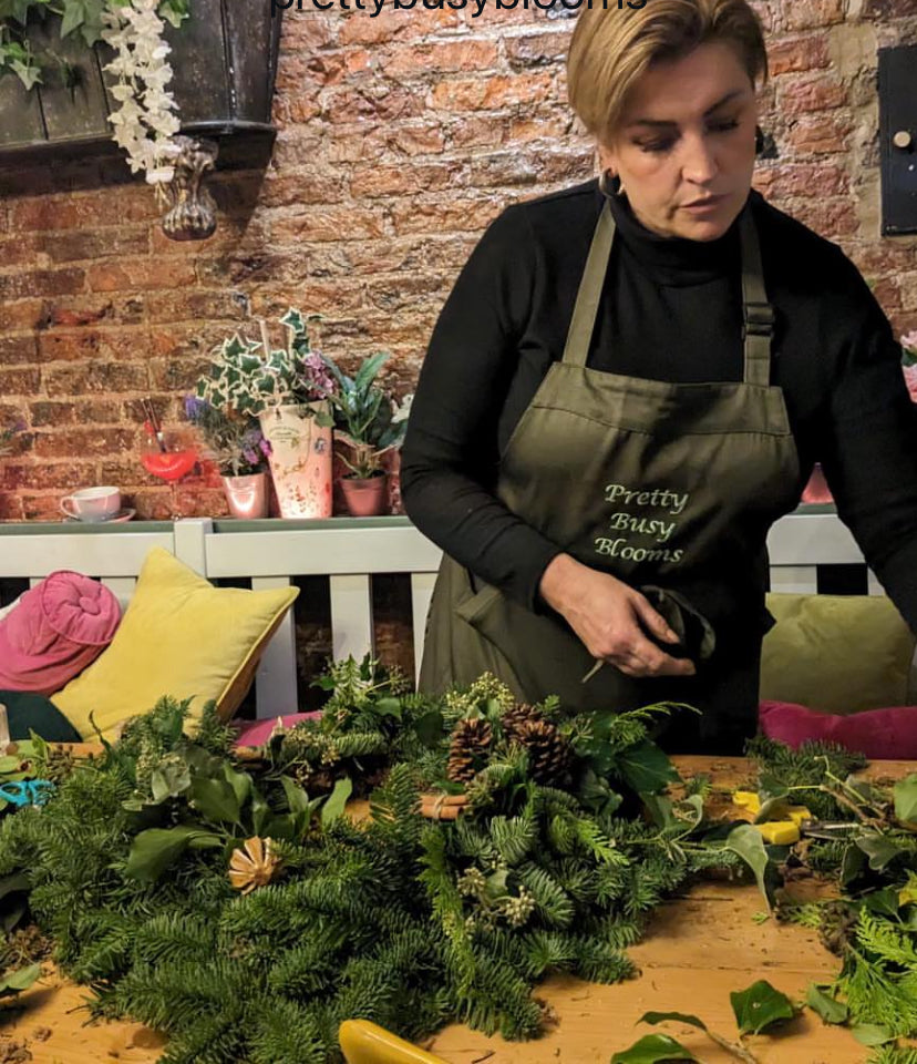 Pretty Busy Blooms Christmas Wreath Making Workshop - 21.11.25