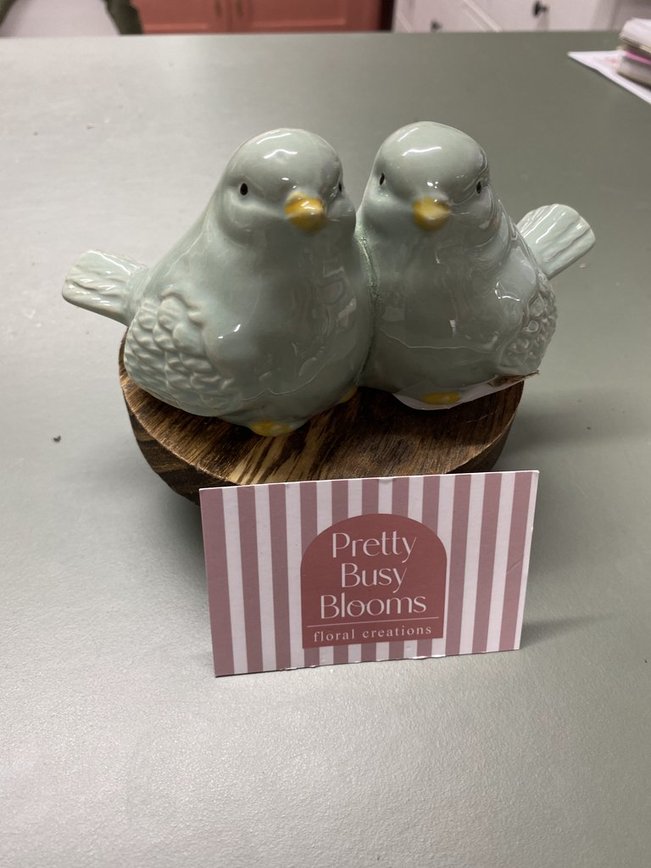 Porcelain Love Birds