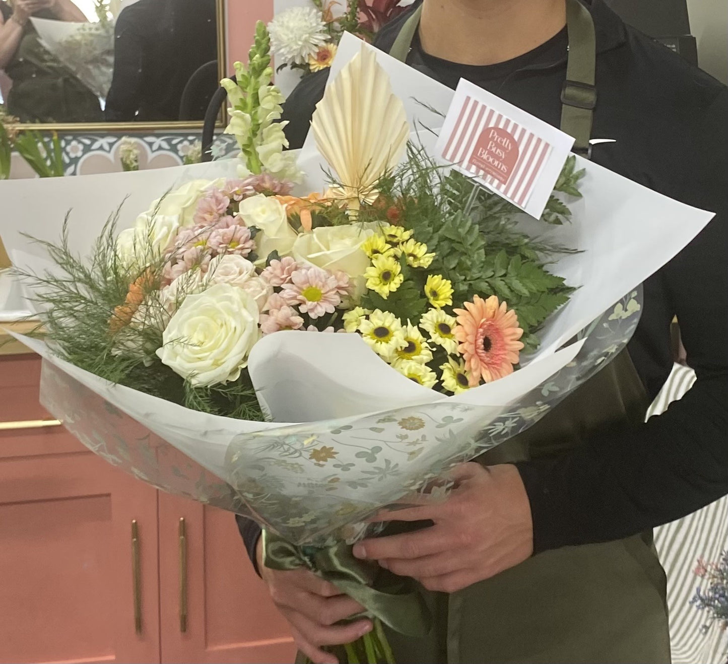 Pretty Pastels hand tied bouquet