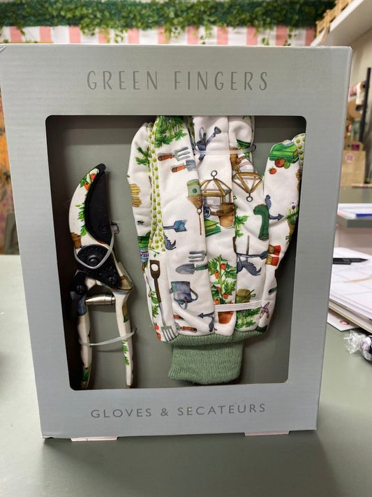 Garden Gloves and Secateurs