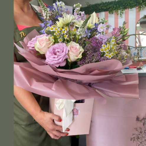 Classic Soft Pastel Box Bouquet