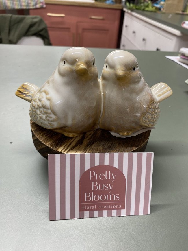 Porcelain Love Birds