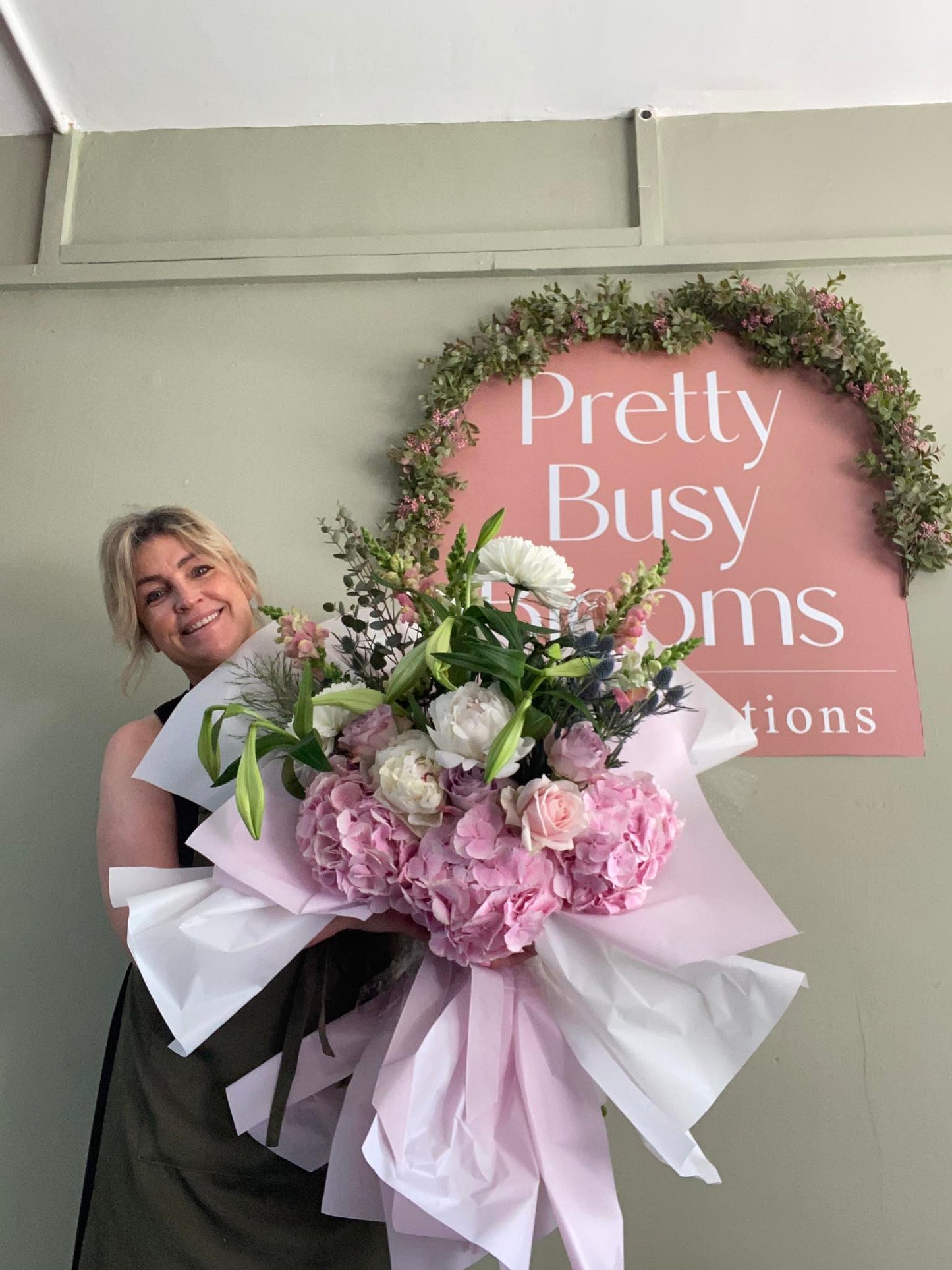 Oversized Soft Pastel Box Bouquet