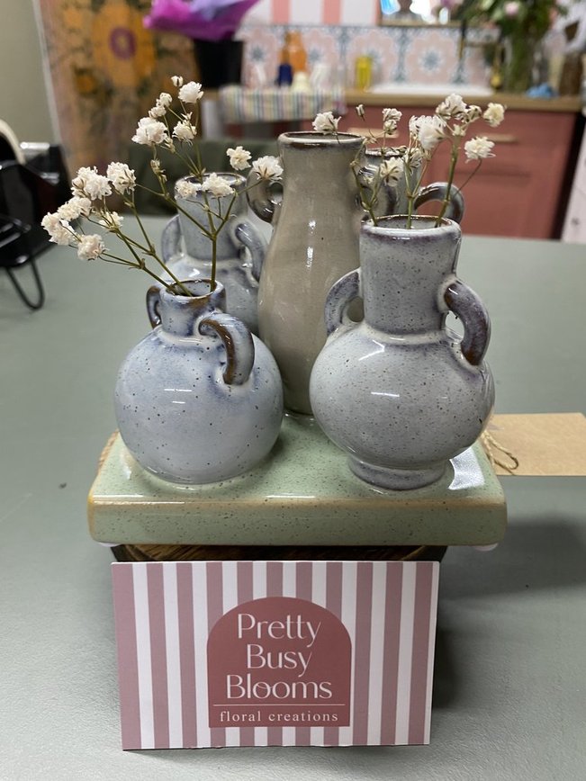 Petite Pottery Vases