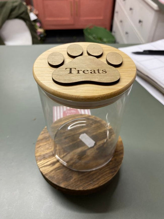 Doggie and Puppy Treats Jar