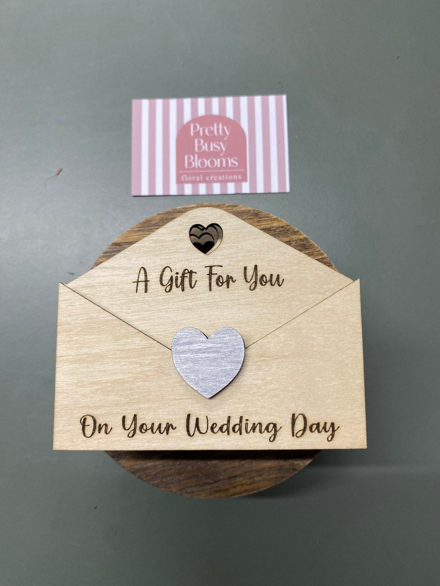 Wooden Money Envelope