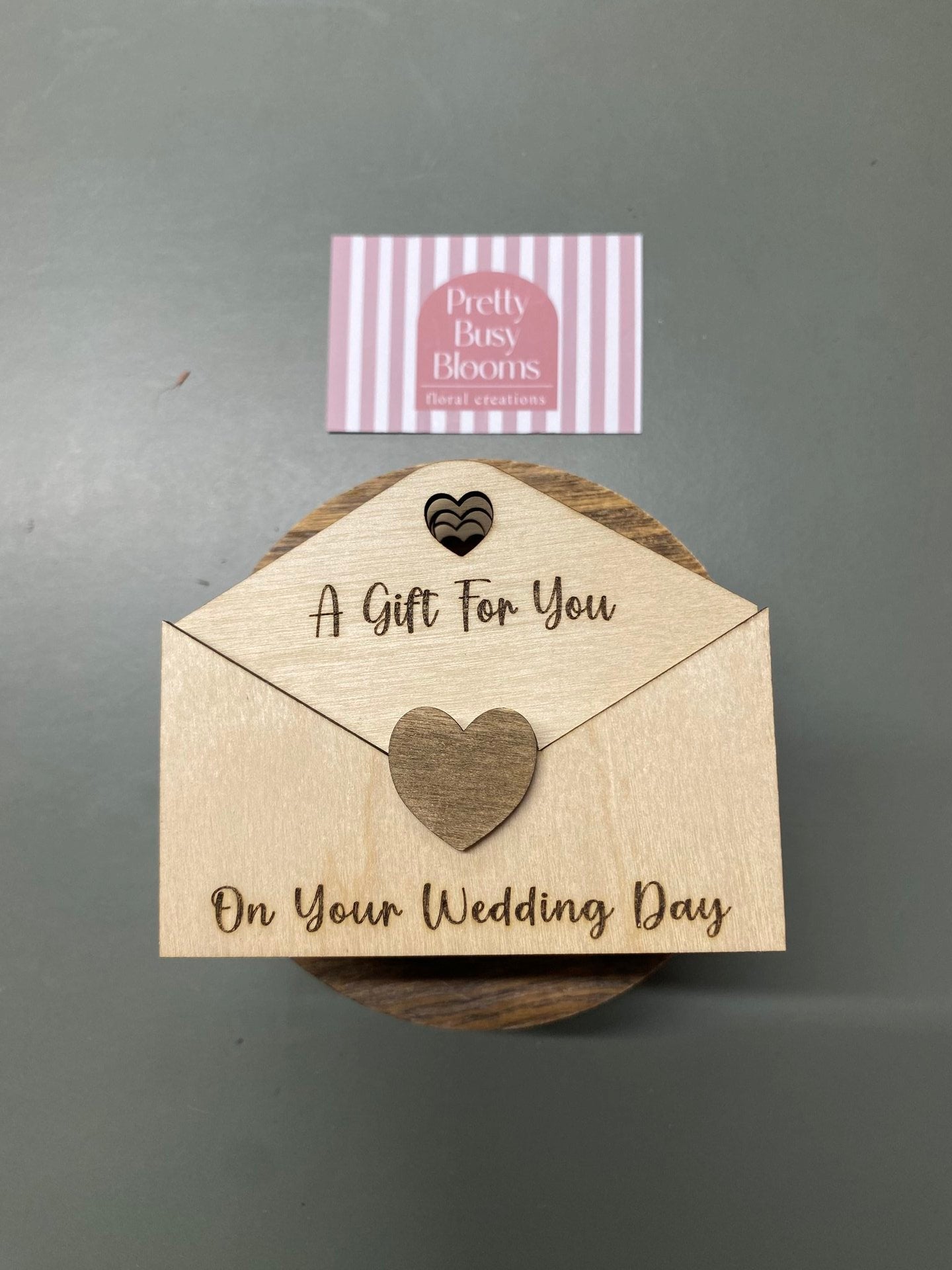Wooden Money Envelope