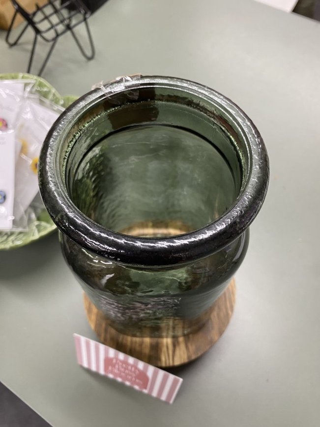 Glass Flower Jar