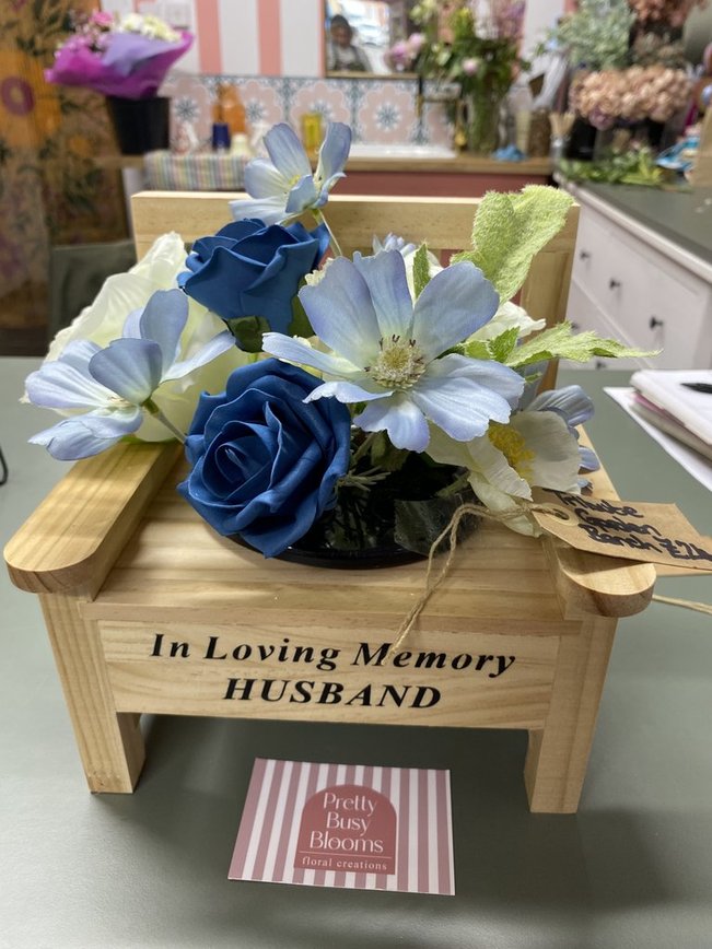 Wooden Memory Bench