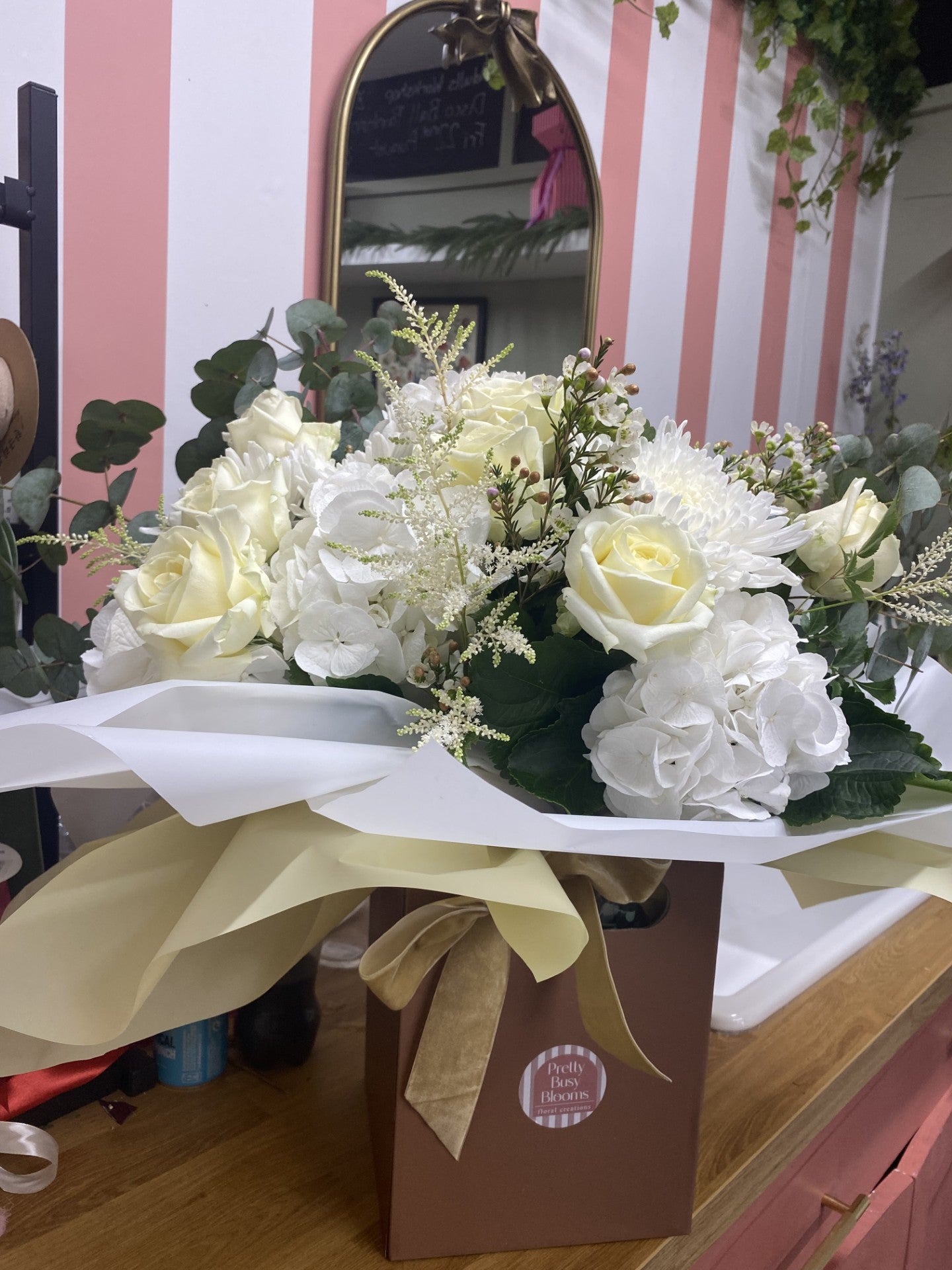 Oversized Fresh Flower Box Bouquet